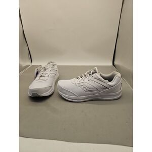 SAUCONY MEN'S ECHELON WALKER 3 WHITE 9 XWIDE  SLIP RESISTANT New